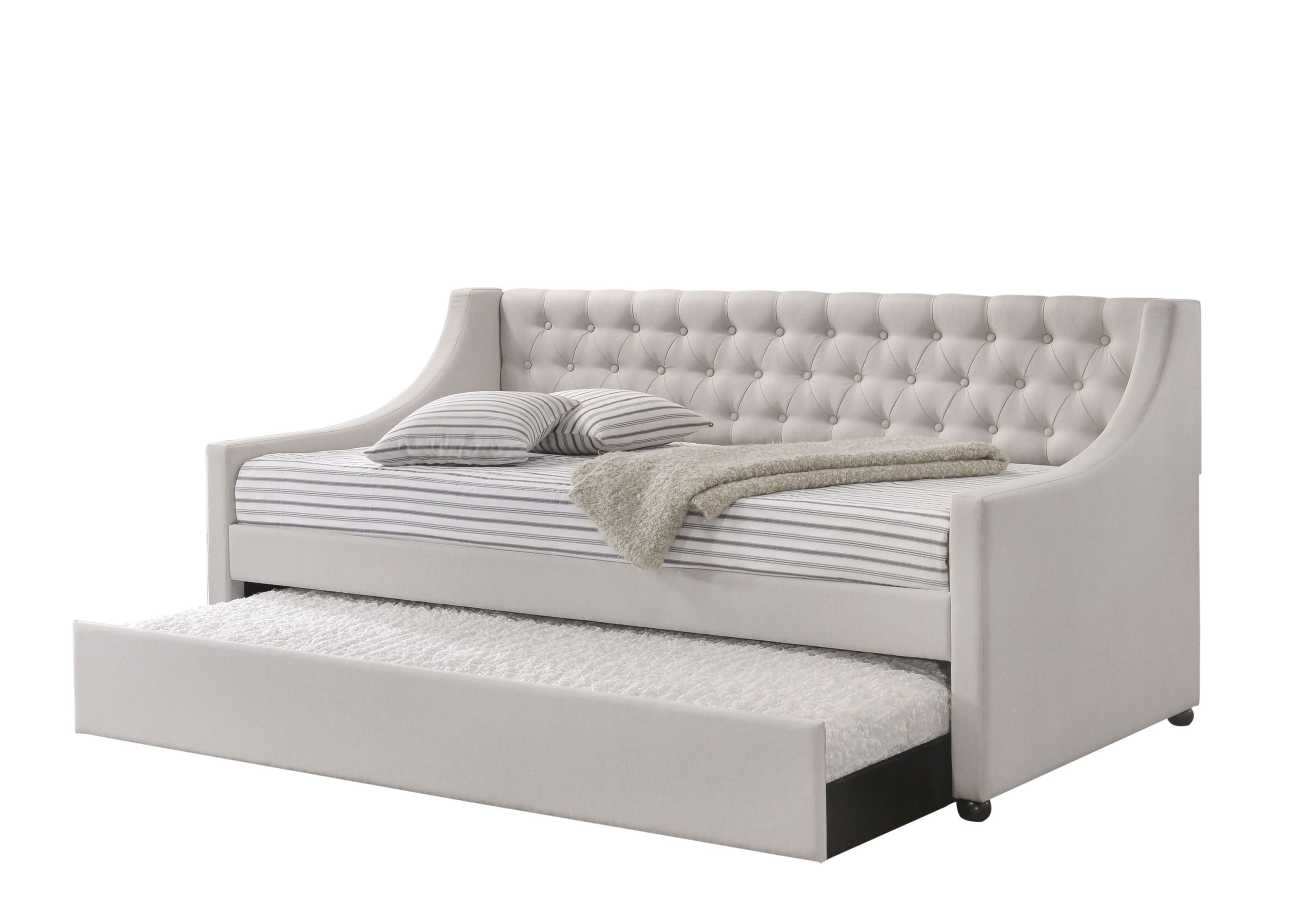 Lianna  Twin Size Daybed with Trundle - Beige