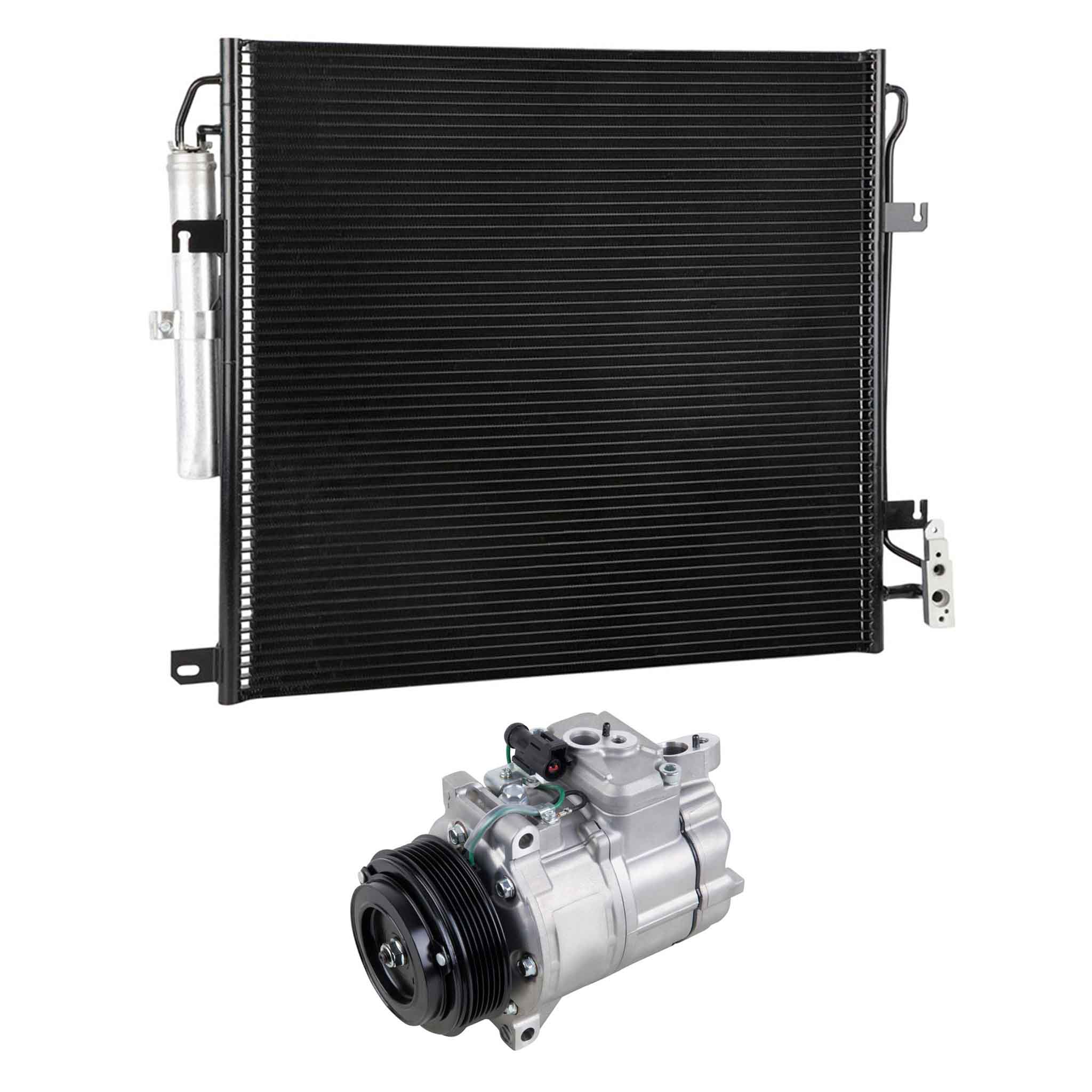 For Land Rover Range Rover Sport OEM AC Compressor w/ A/C Condenser & Drier - Buyautoparts