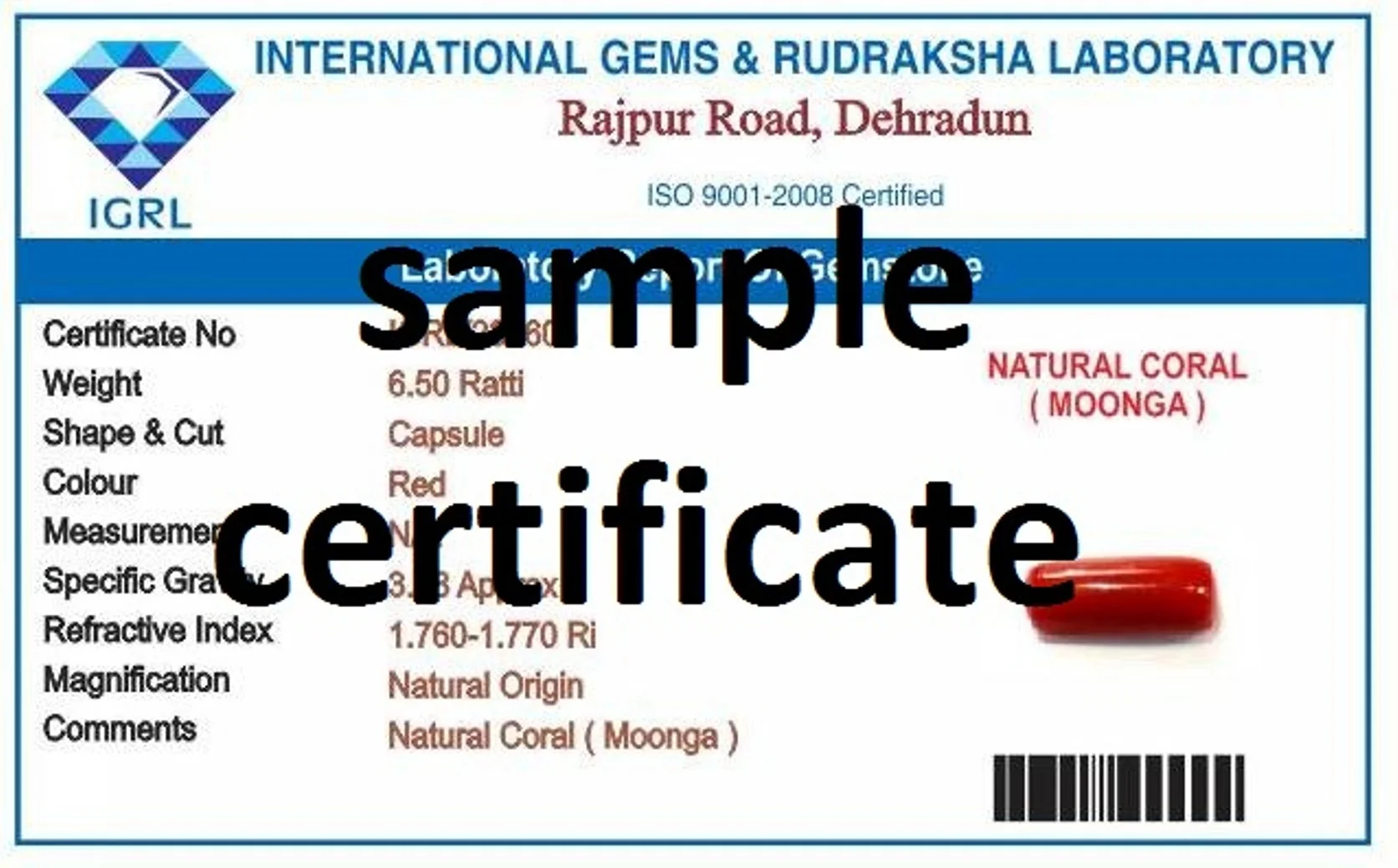 Divya Shakti 9.25-9.50 Carat Italian Red Coral Moonga Munga Gemstone Silver Ring For Men & Women