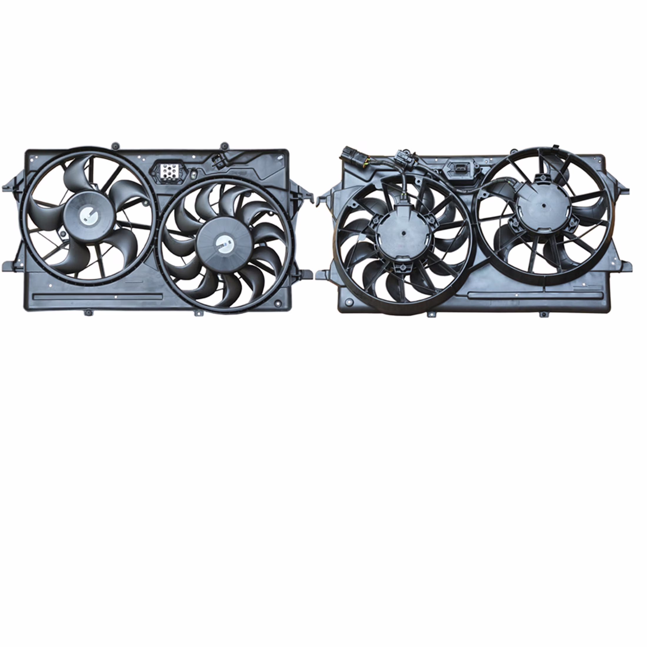 Agility Auto Parts 6018131 Dual Radiator and Condenser Fan Assembly for Ford Specific Models