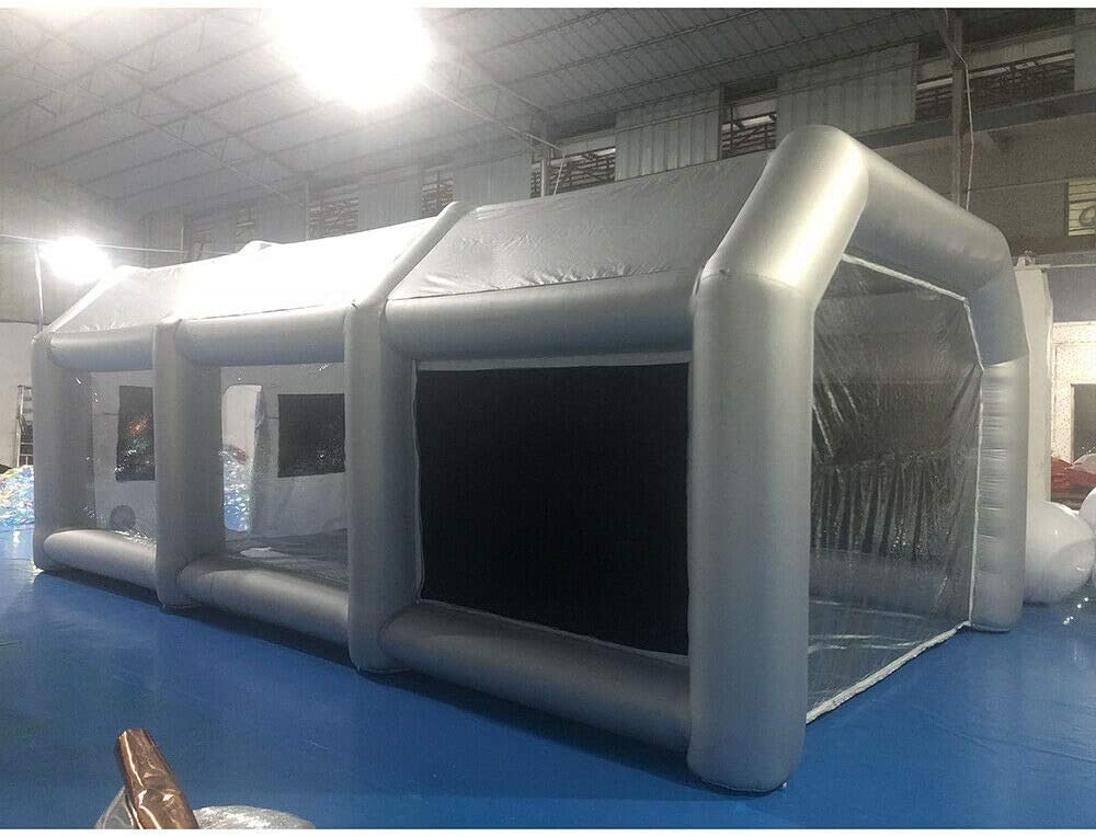 TFCFL Inflatable Paint Spray Booth Painting Tent w/ Air Filter System & Floor Mat