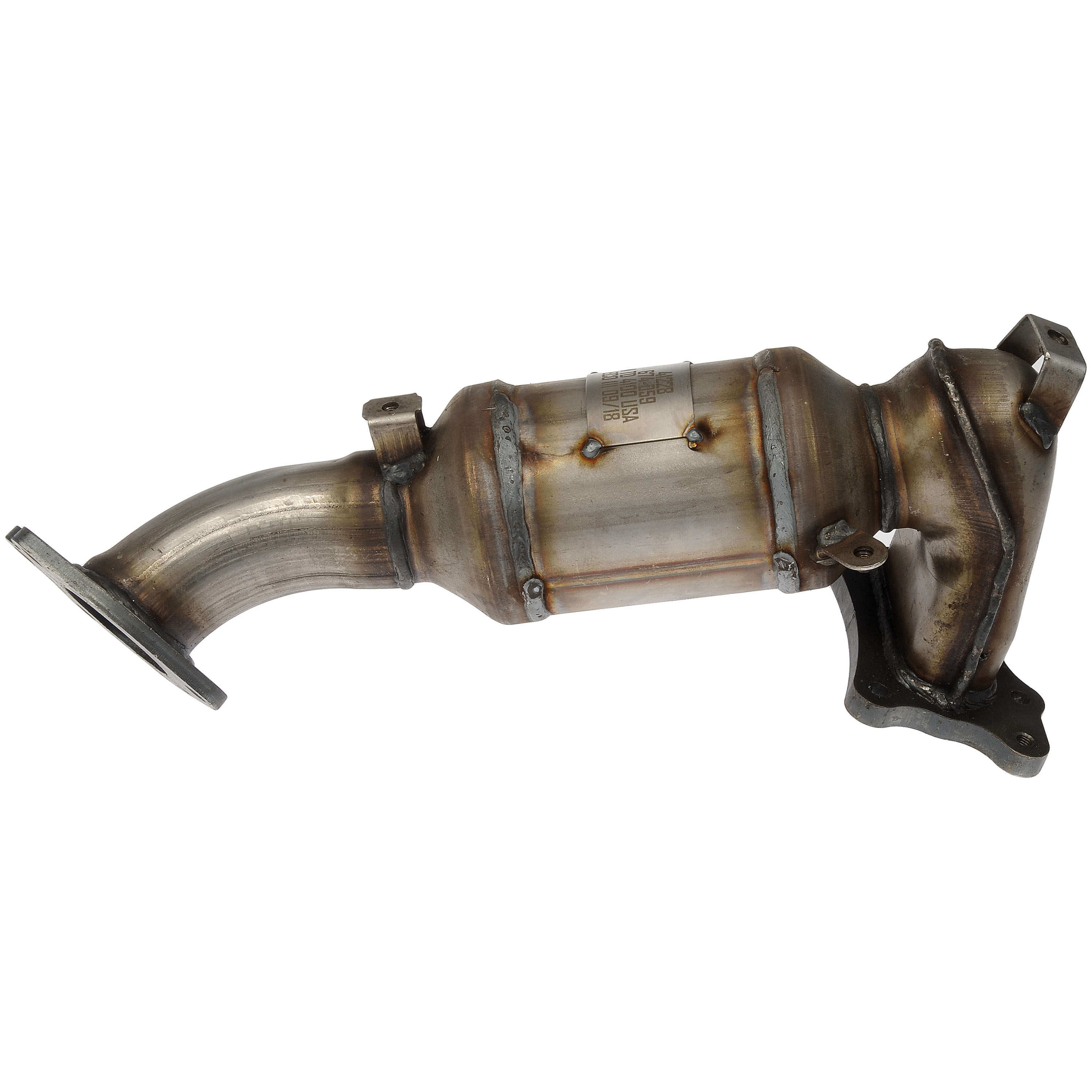 Catalytic Converter with Integrated Exhaust Manifold