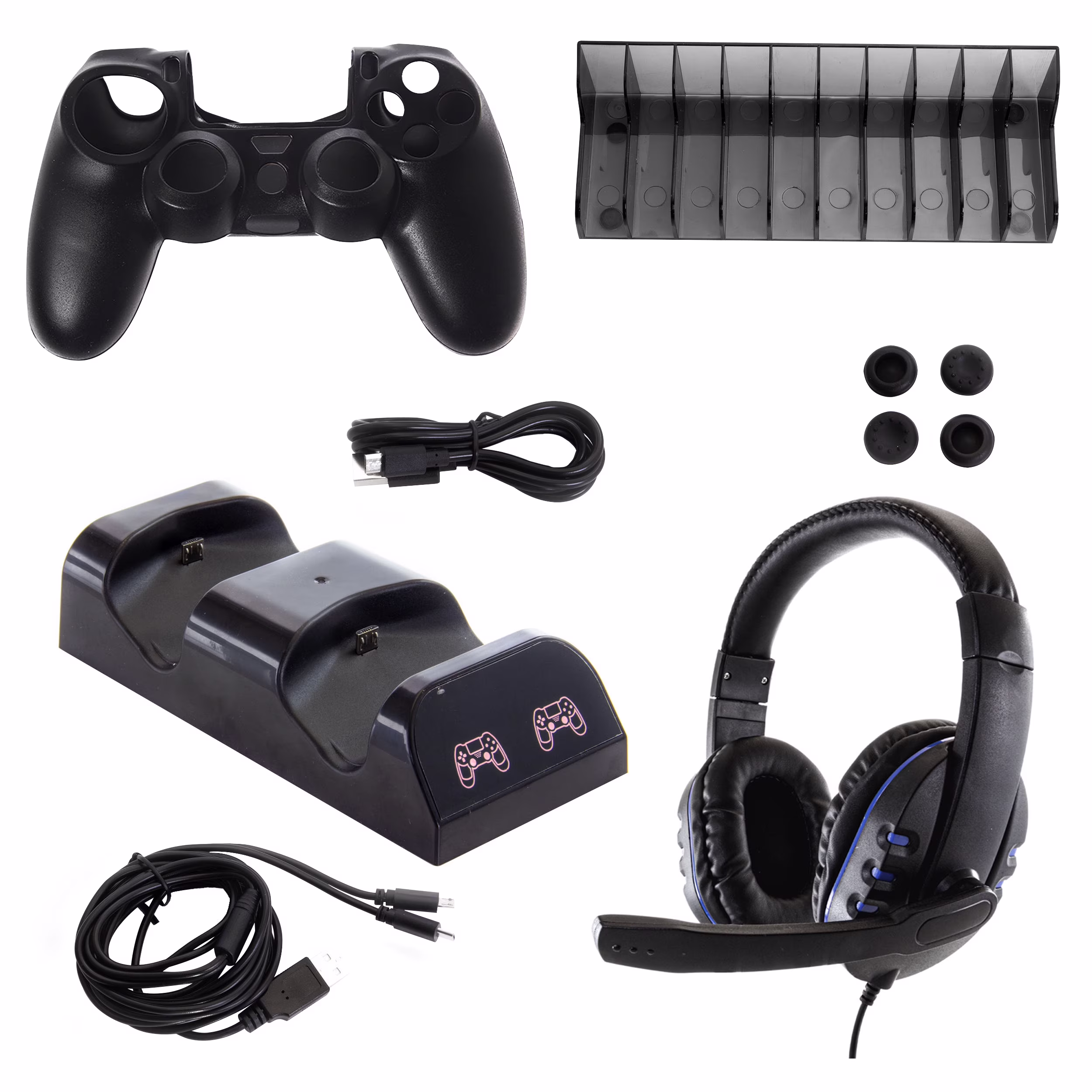 GameFitz 10 in 1 Accessories Kit for PlayStation