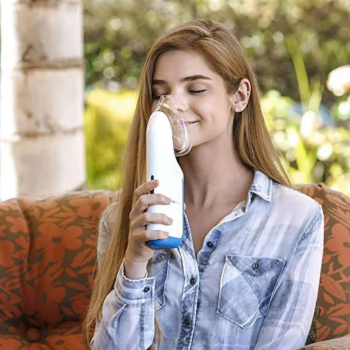 Mypurmist Free New! 2020 Model Ultrapure Handheld Personal Steam Inhaler, Vaporizer and Humidifier (Cordless) 2-Pack