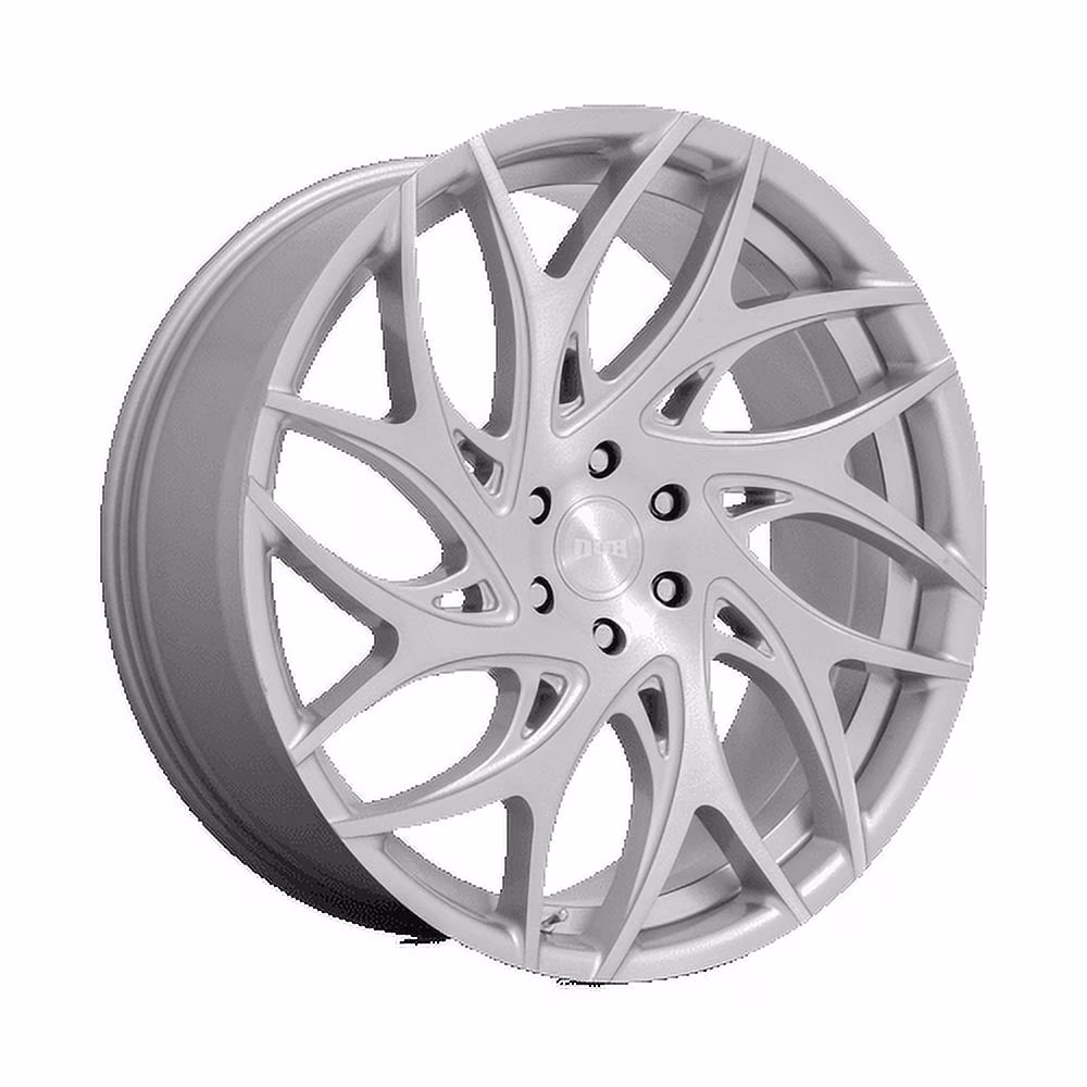 Dub S261 G.O.A.T. 24X10 5X115 15Et 71.6Cb Silver Brushed Face Wheel