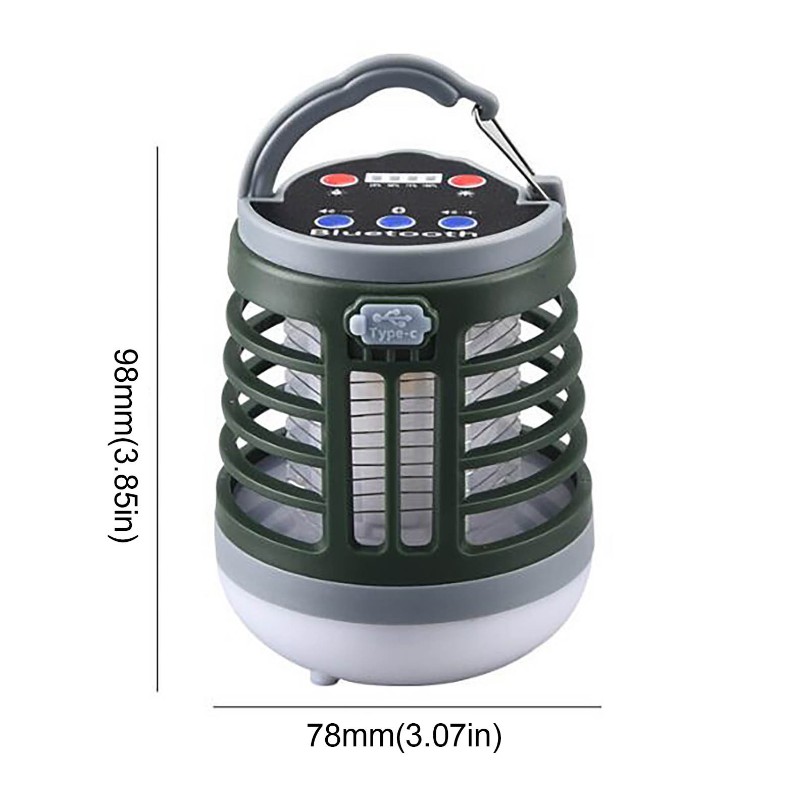 Mother's Day Sale Clearance - Outdoor Electric Shock Flies Bugs Mosquitoes Insectss Camping Tent Lights Boobys Trapss Pestss Mosquitoes Lights Bluetooth Audio
