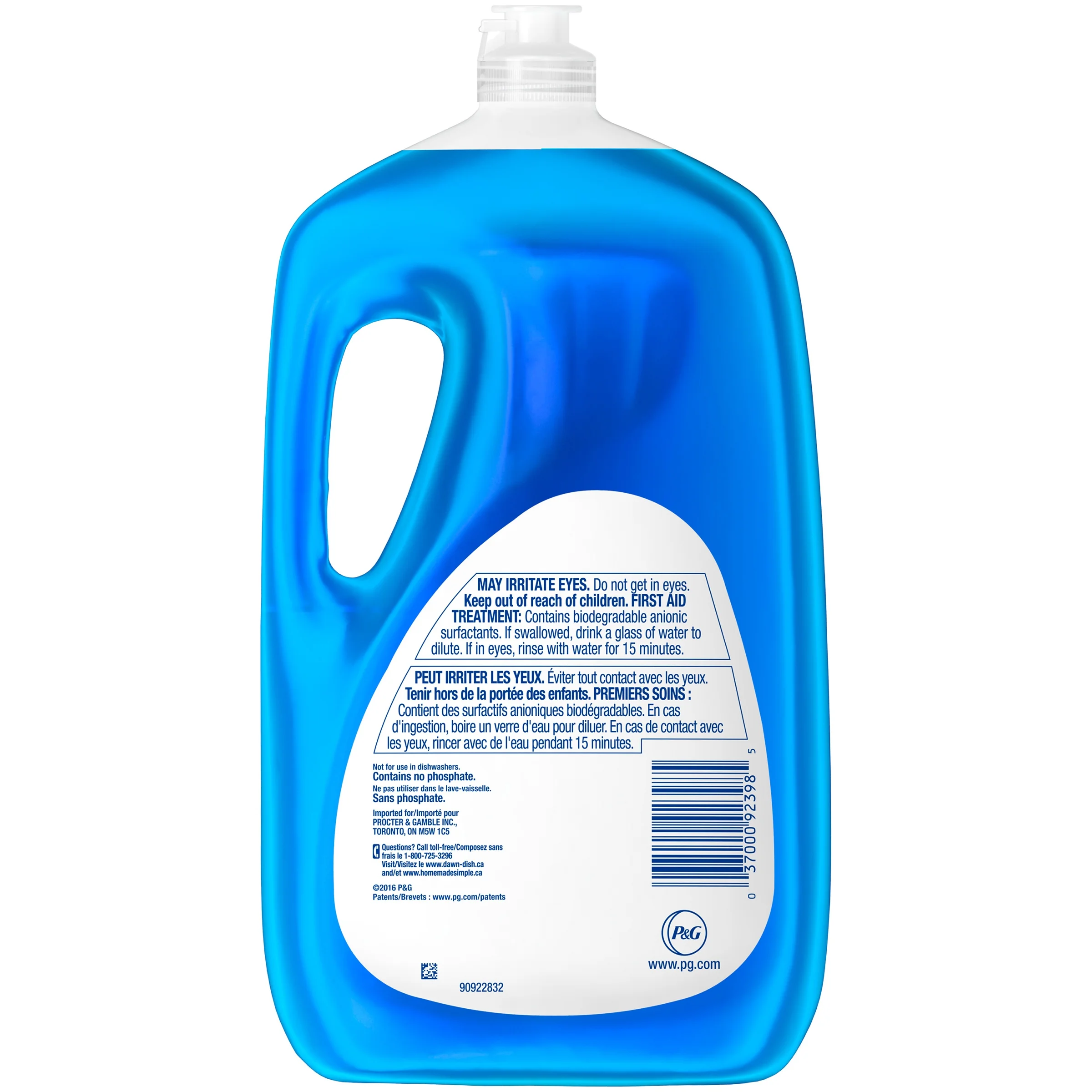 Dawn Liquid Dishwasher Detergents, 90 Fluid Ounce