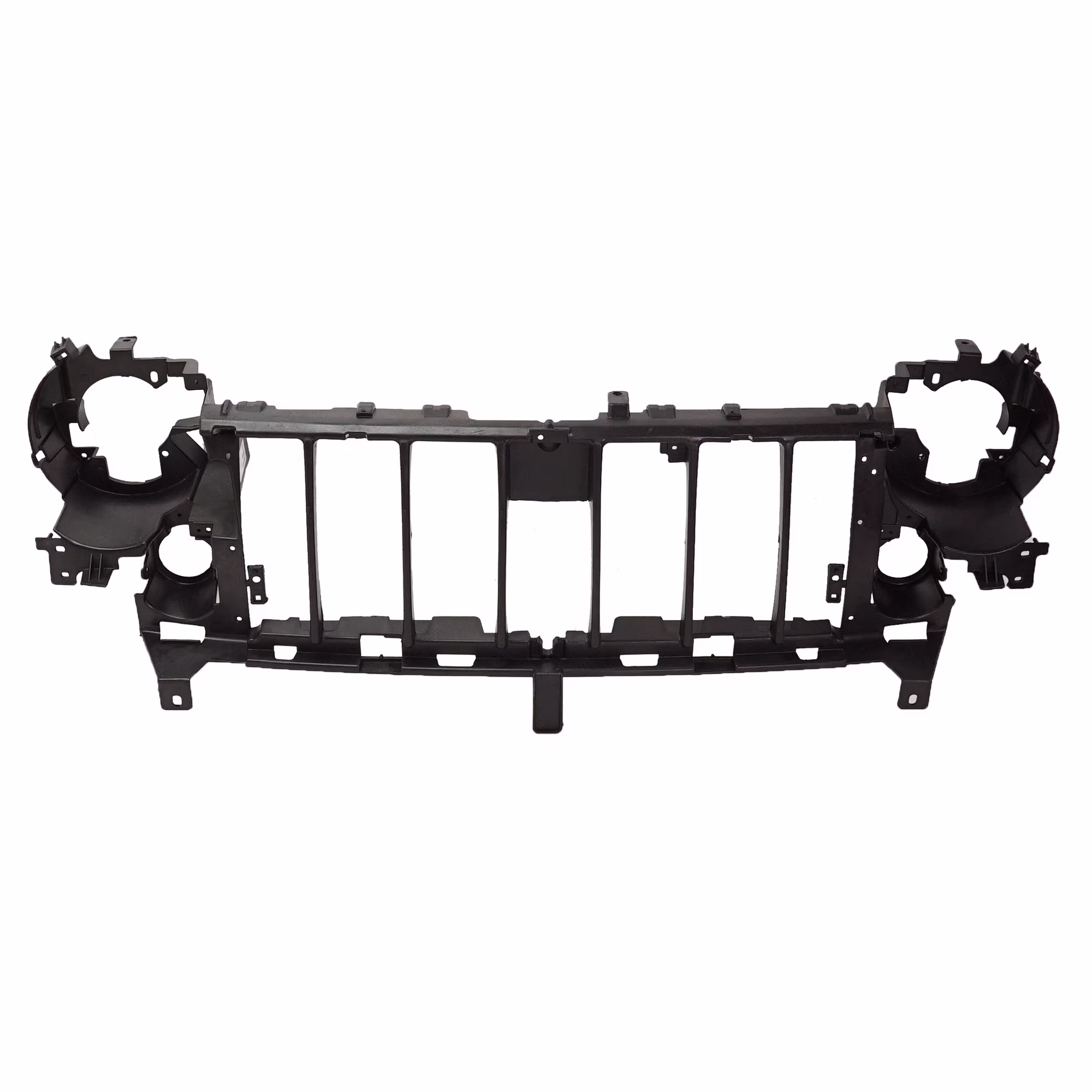 Header Panel Compatible with JEEP LIBERTY 2005-2007 Grille Reinforcement Thermoplastic with Fog Lamps