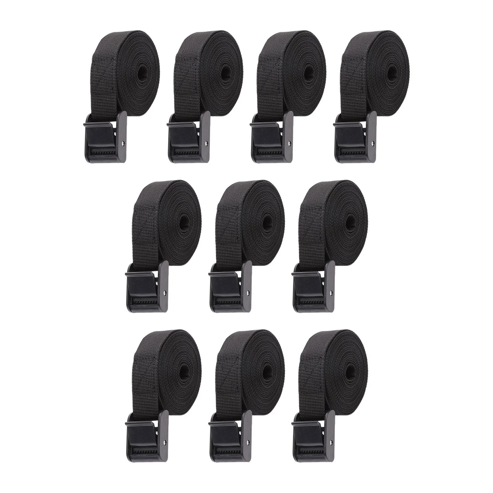 10Pcs Lashing Straps Tie Down Straps Adjustable 2.5cmx50cm Quick Release Buckle Durable Logistic Cargo Straps Tensioning Belts for Bicycles