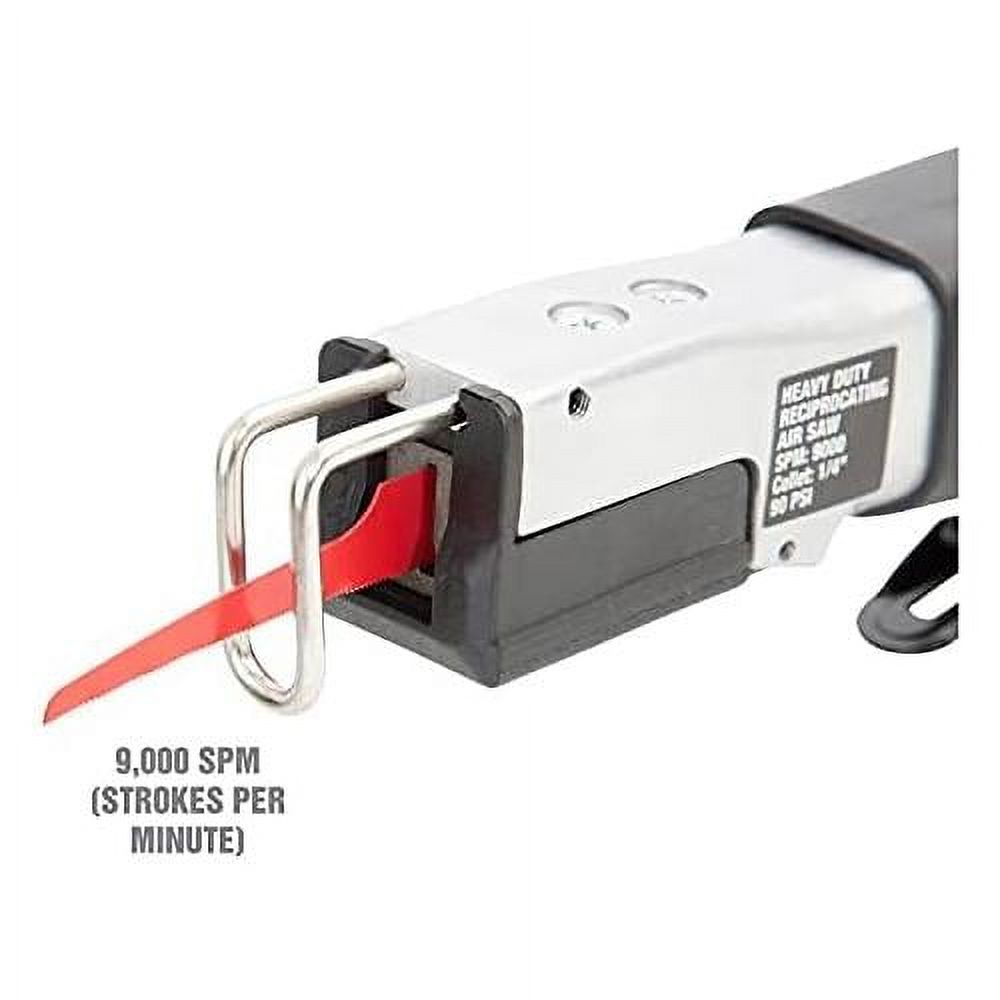 24409 Heavy Duty Reciprocating Air Saw, Connect To Air Compressors To Cut Wood, Pipe, Hard To Remove Nails, Dry Wall, Fiberglass, And Aluminum