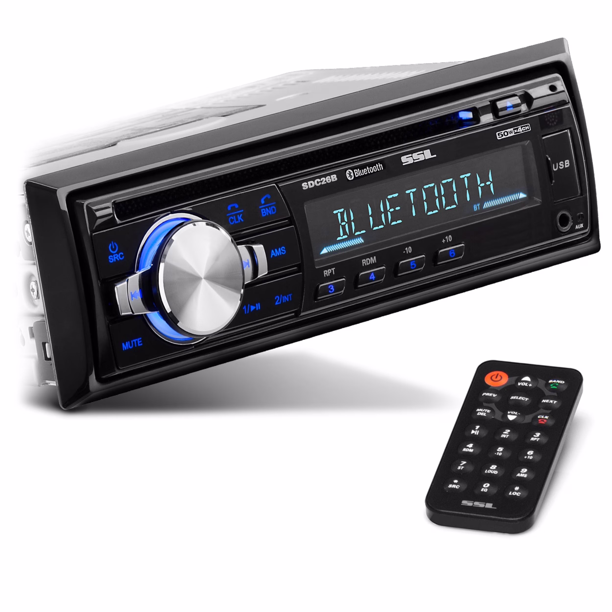Restored Premium Sound Storm Laboratories Bluetooth Audio, Aux Input, AM/FM Radio (Refurbished)
