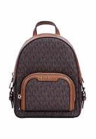 Michael Kors Jaycee XS Mini Convertible Backpack Brown MK Signature Crossbody