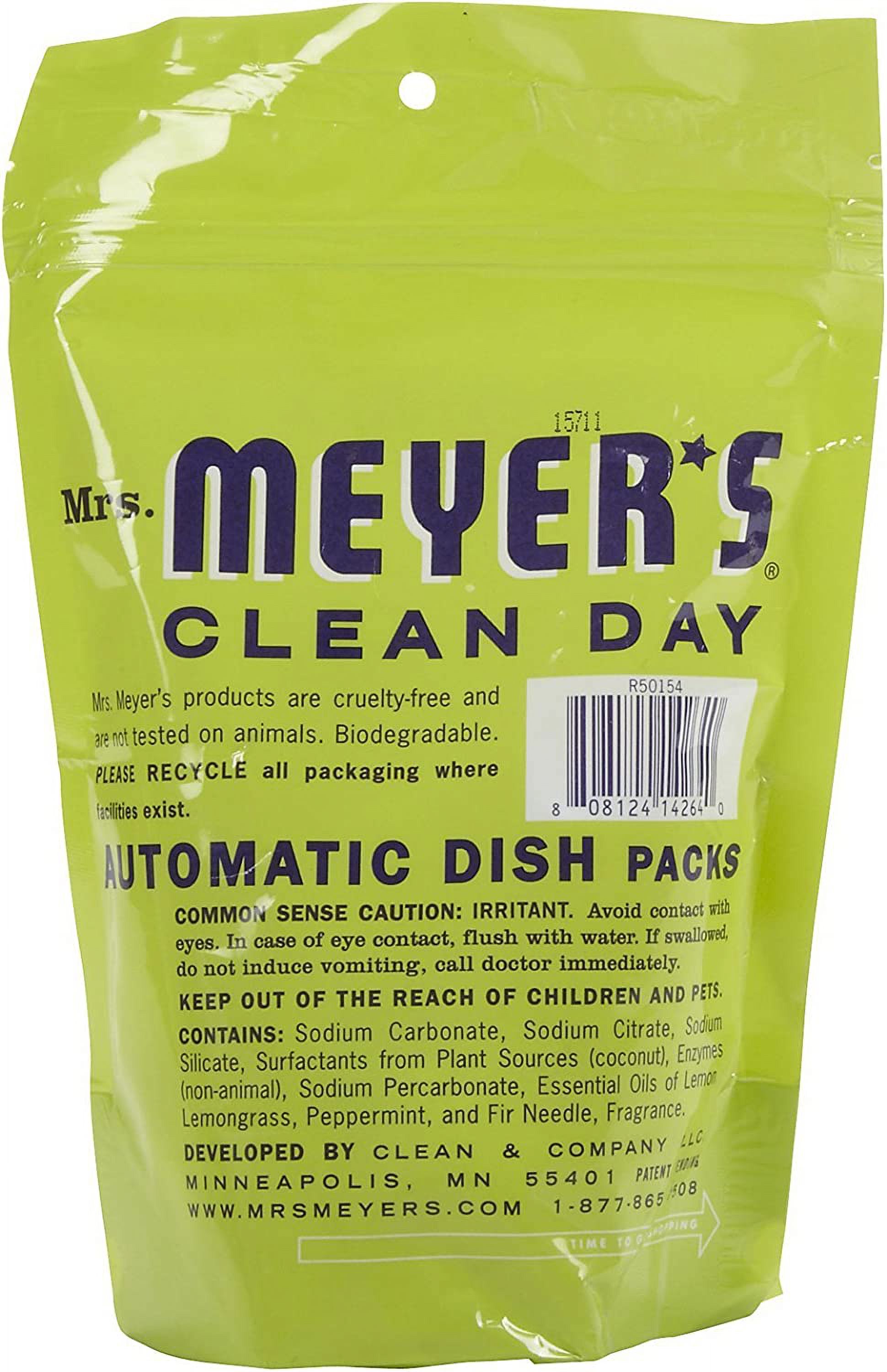 MEYER’S CLEANDAY, Dishwasher Lemon Verbena, 11.6 Ounce