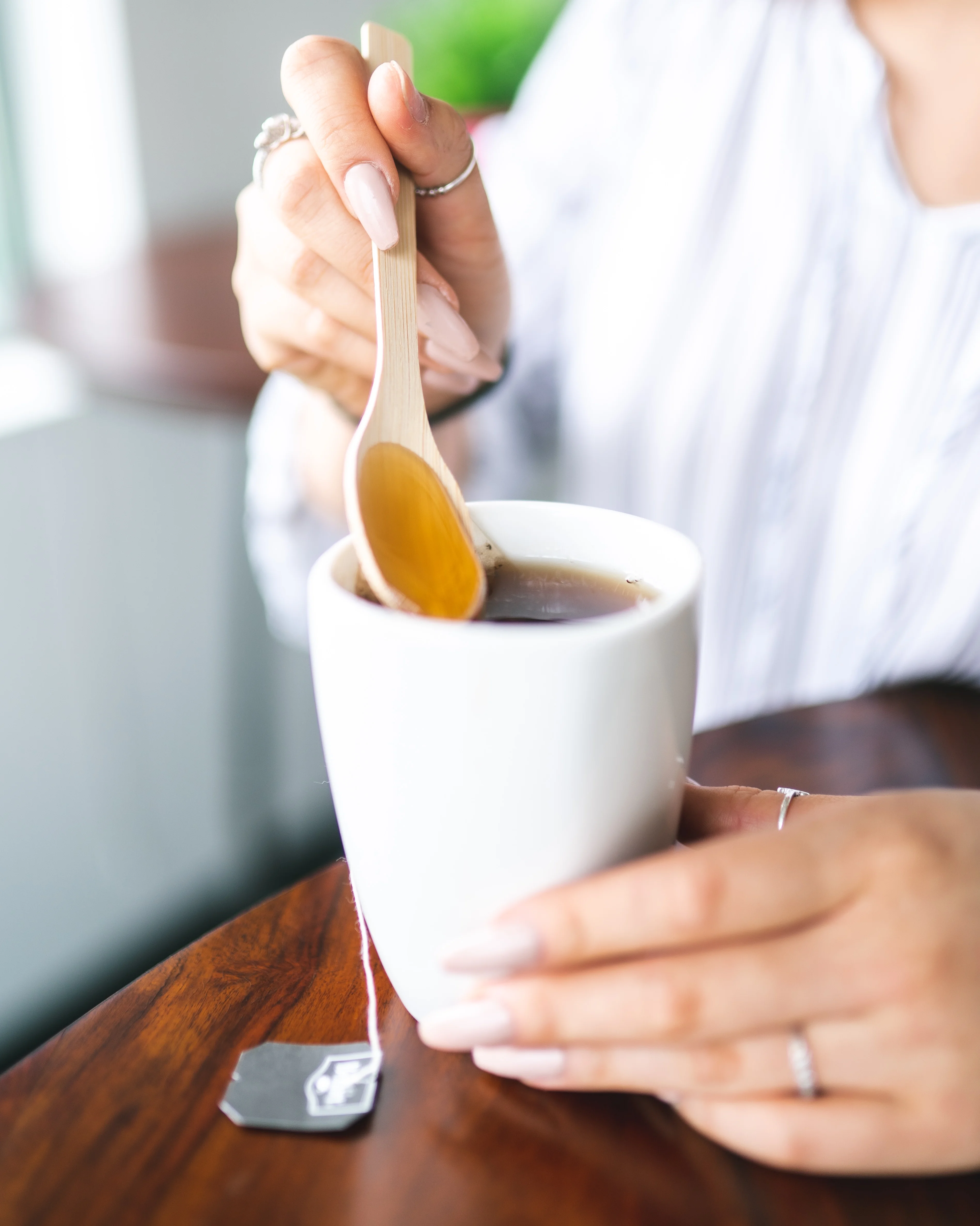 Ibambo Natural Bamboo Wooden Spoons, Disposable Spoons Dinner, Party Cutlery Flatware - 100 Set