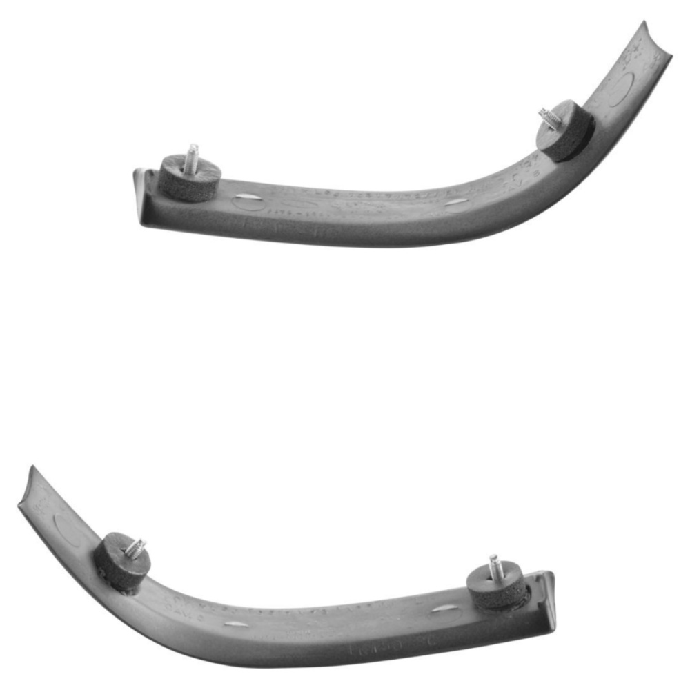 Teledu OEM Roof Drip Molding Cab Mounted Left/Right Textured Black Pair For Ranger