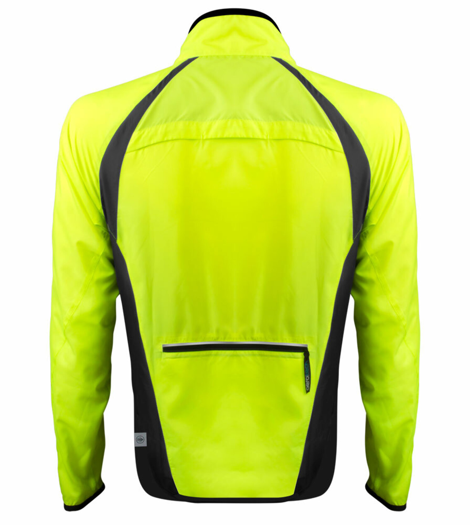 Aero Tech Men's Windproof Packable Safety Jacket - High Visibility Windbreaker