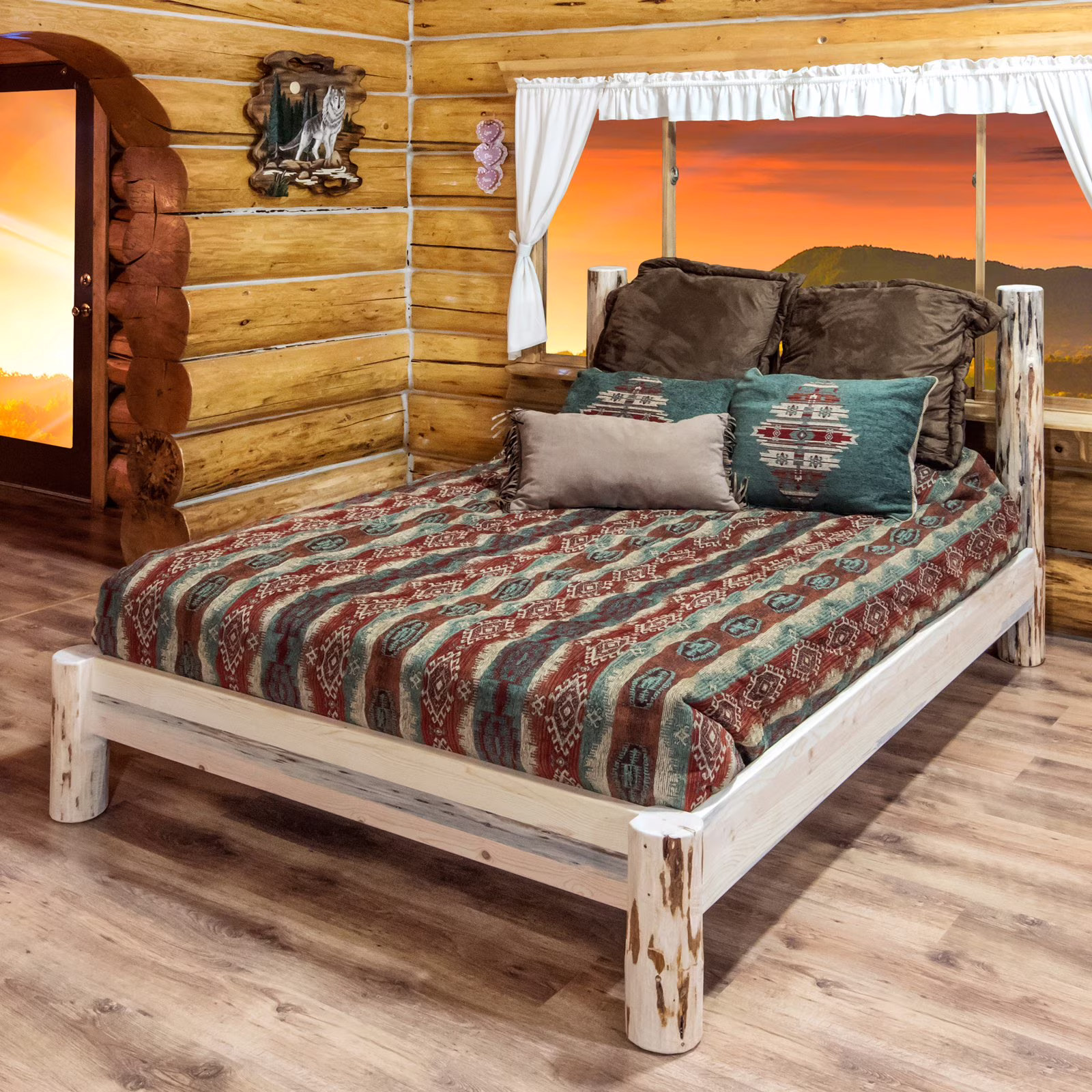 Montana Collection California King Platform Bed, Ready to Finish