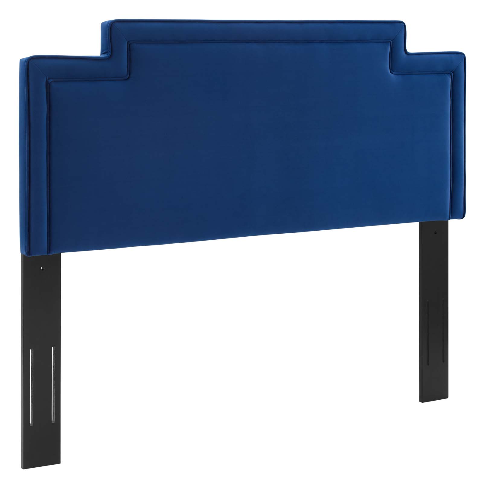 Modway Transfix Performance Velvet Full/Queen Headboard in Navy