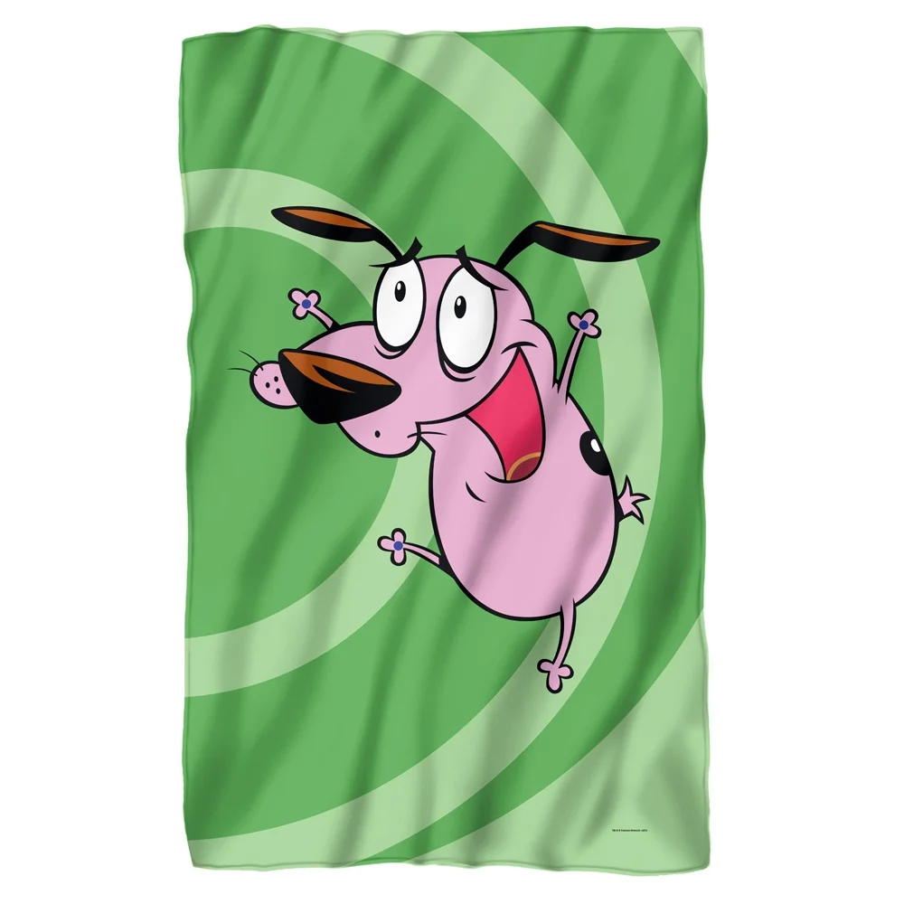 Courage The Cowardly Dog Blanket, Complete Series Cover 36