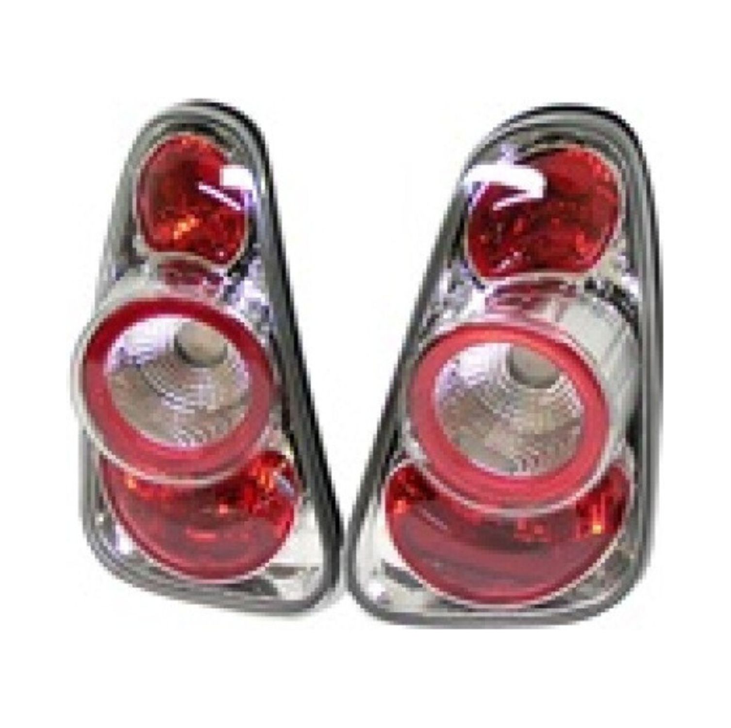 Spyder Mini Cooper 02-06 / Cooper Convertibles 05-08 Euro Style Tail Lights - Chrome