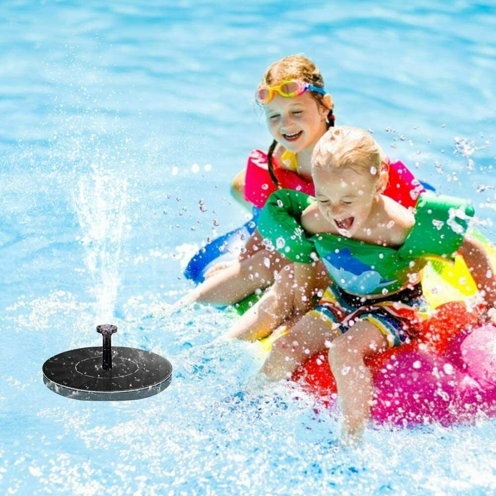 GRNSHTS Solar Fountain Pump,1.4W Bird Bath Fountain,Solar Powered Water Fountain Pump,Suitable for Bird Bath Garden Pond Fish Tank Aquarium