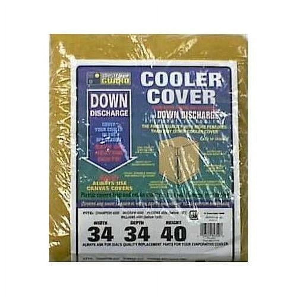 PPS Packaging Company C-5-D Canvas Evaporative Cooler Cover, Down Discharge, 34