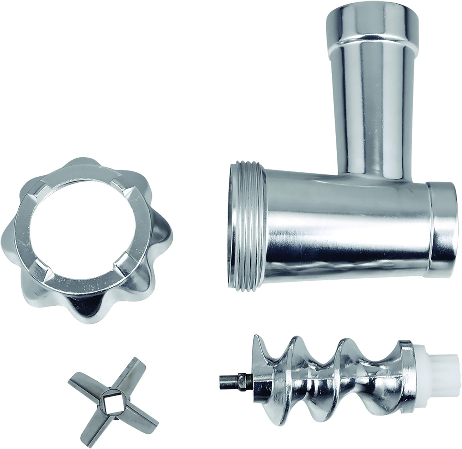 Electric Meat Grinder, Sausage Stuffer, White