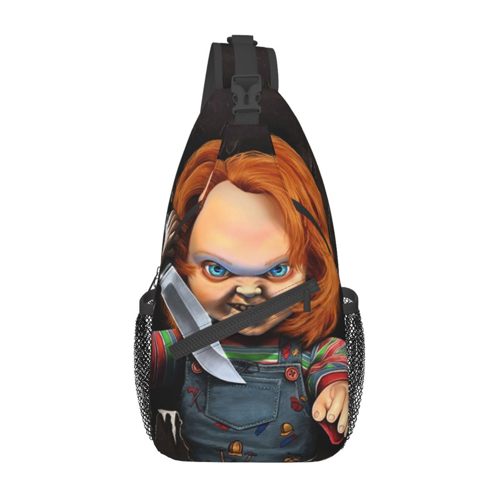Chucky Chest Bags Crossbody Sling Backpack Unisex Travel Hiking Daypack Shoulder Bag Gifts For Women Men