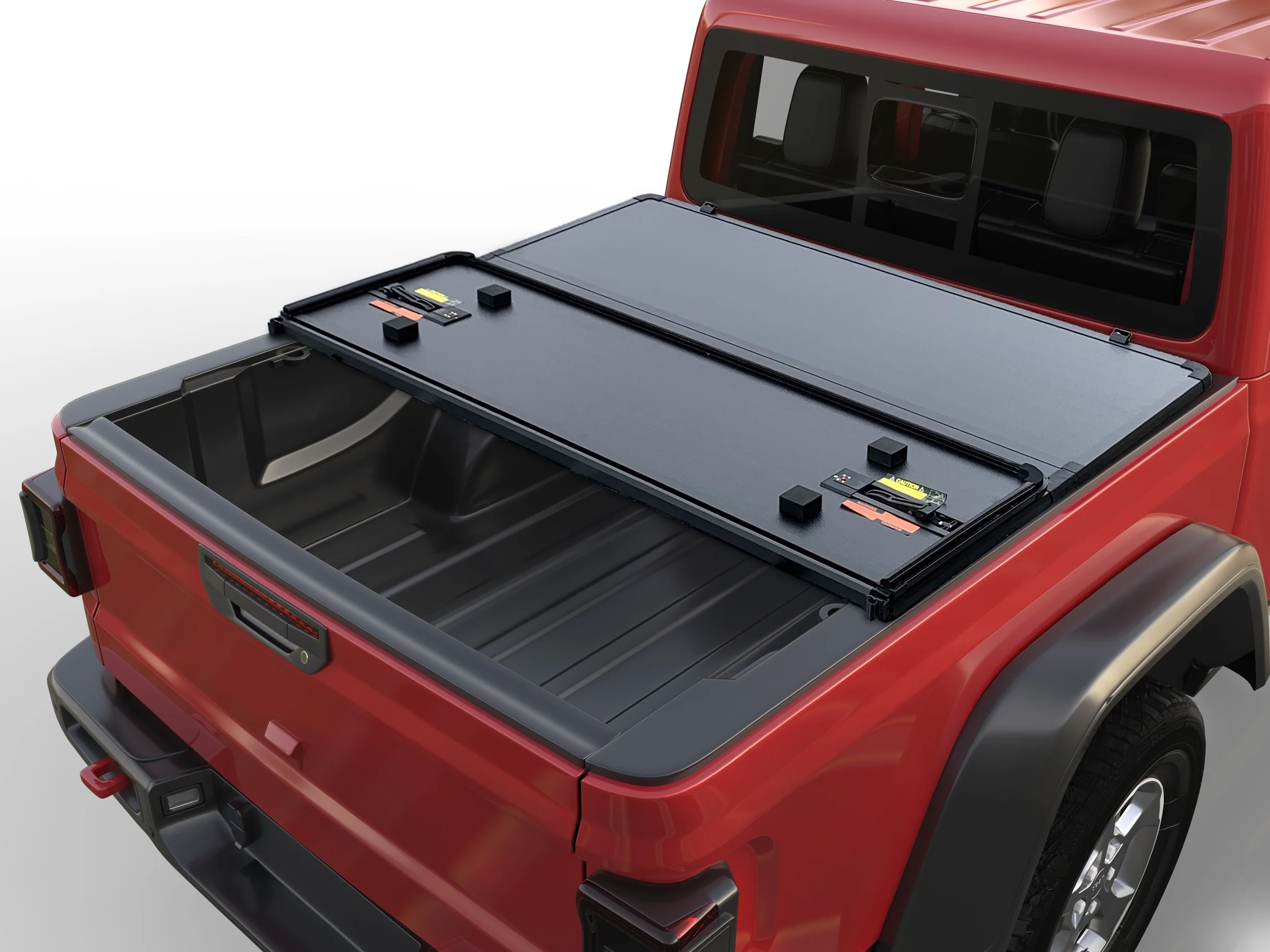 Vanguard Off-Road Hard Folding Truck Bed Tonneau Cover VGHT-030 Fits 2019 - 2022 Chevy/GMC Silverado/Sierra, works w/ MultiPro/Flex tailgate 6' 7