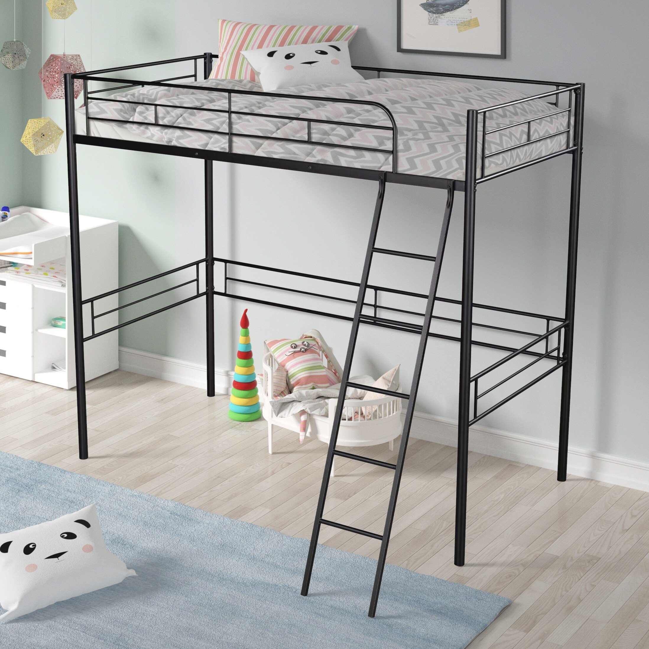 Unbranded Metal Loft Bed