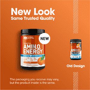 Optimum Nutrition, Essential Amino Energy + Electrolytes, Powder, Tangerine Wave, 30 Servings