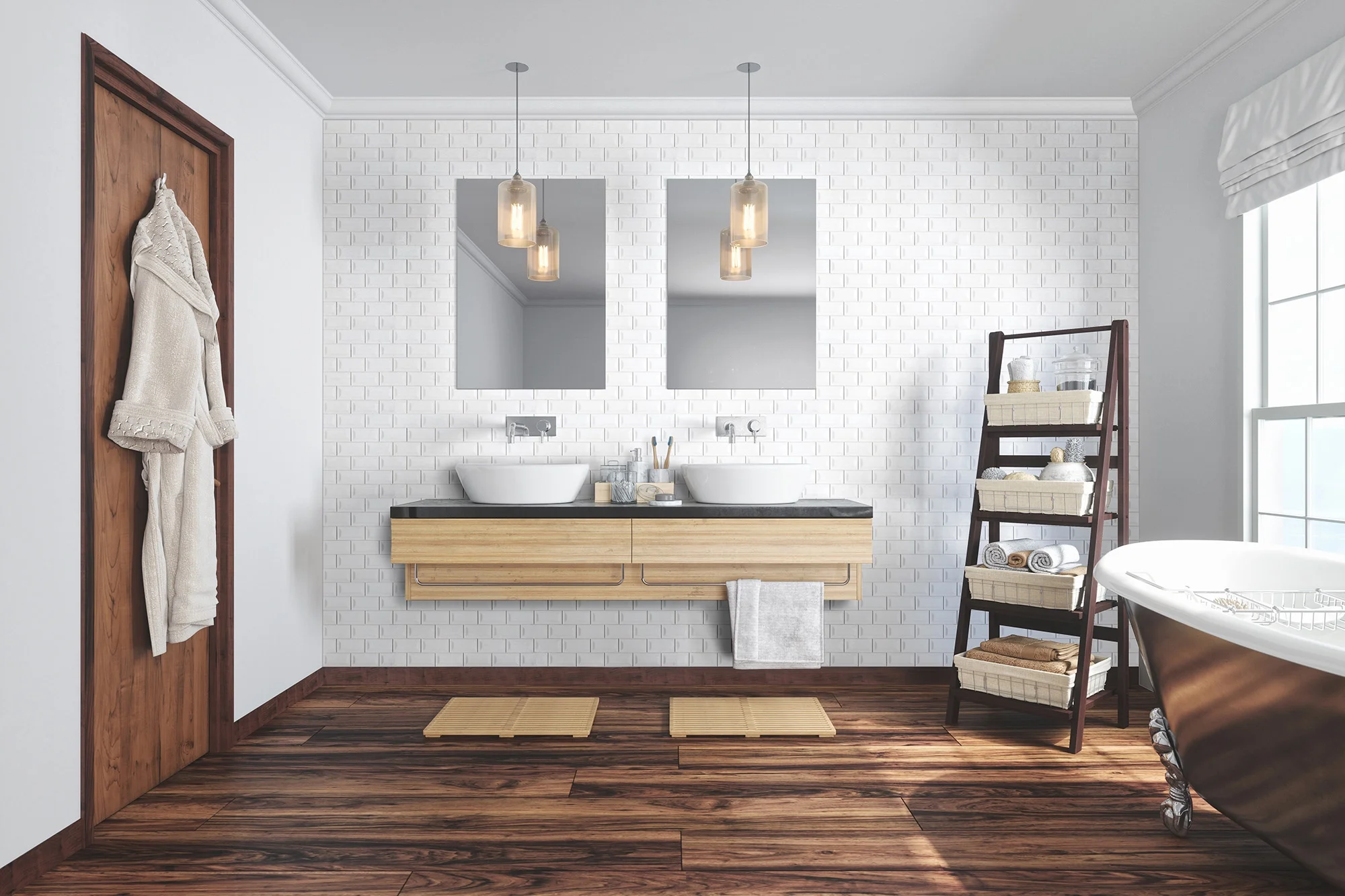 MSI White Glossy Inverted Beveled 3 in. x 6 in. Glossy Ceramic Wall Tile (10.66 sq. ft. / case)