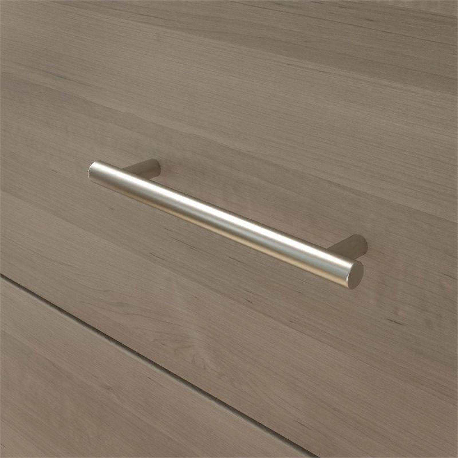 Pemberly Row 6 Drawer Double Dresser in Ash Gray