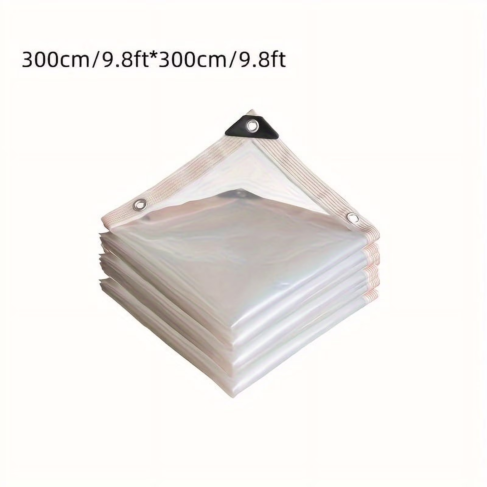 Heavy-Duty & Versatile Waterproof Vinyl Tarp: Dust, Snow Proof with Grommets for Garden, Camping, Outdoor Protection and Warmth