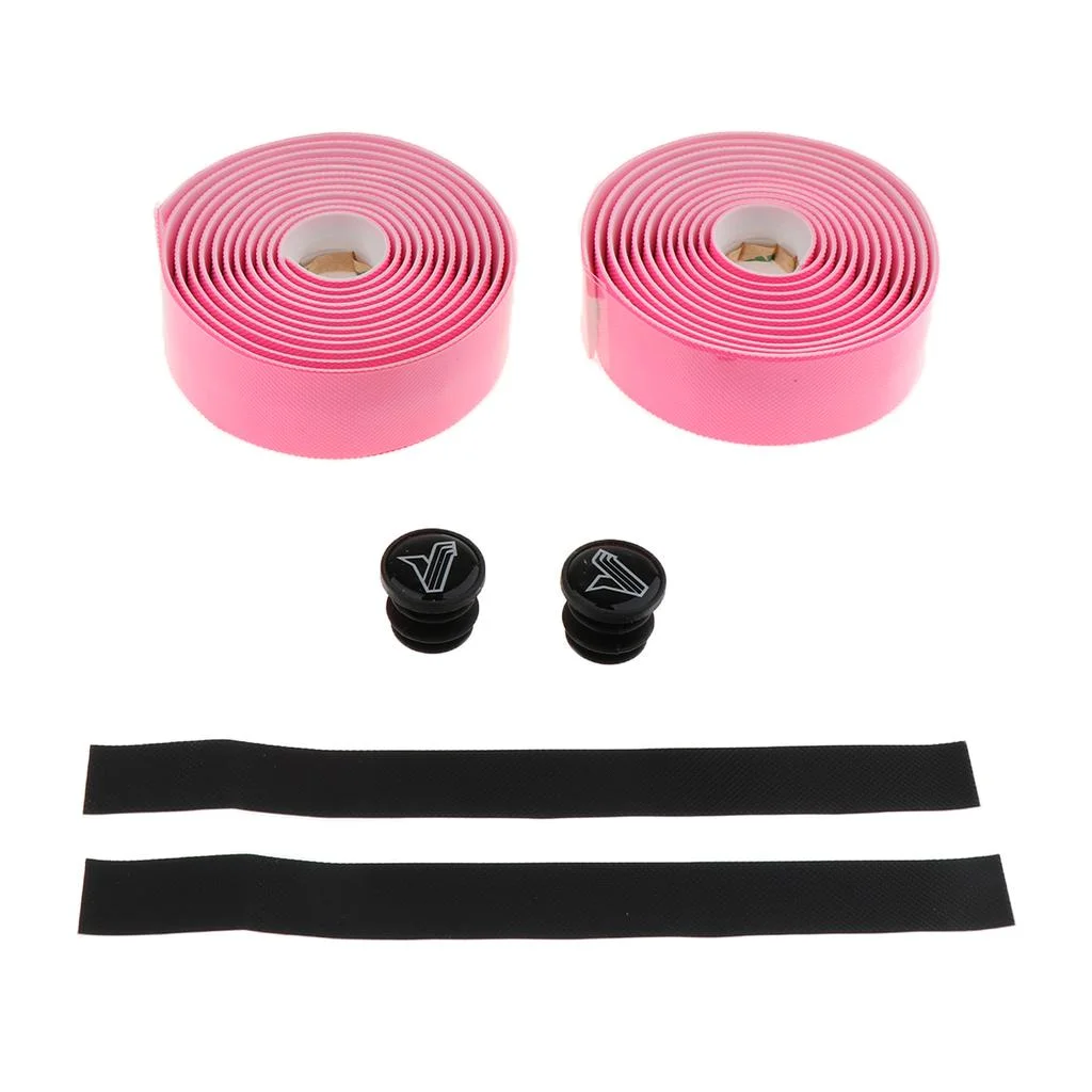 Professional Waterproof Non-slip s Handlebar Tapes - Road and Mountain Bike Handle Cycling Handle Wraps Pink