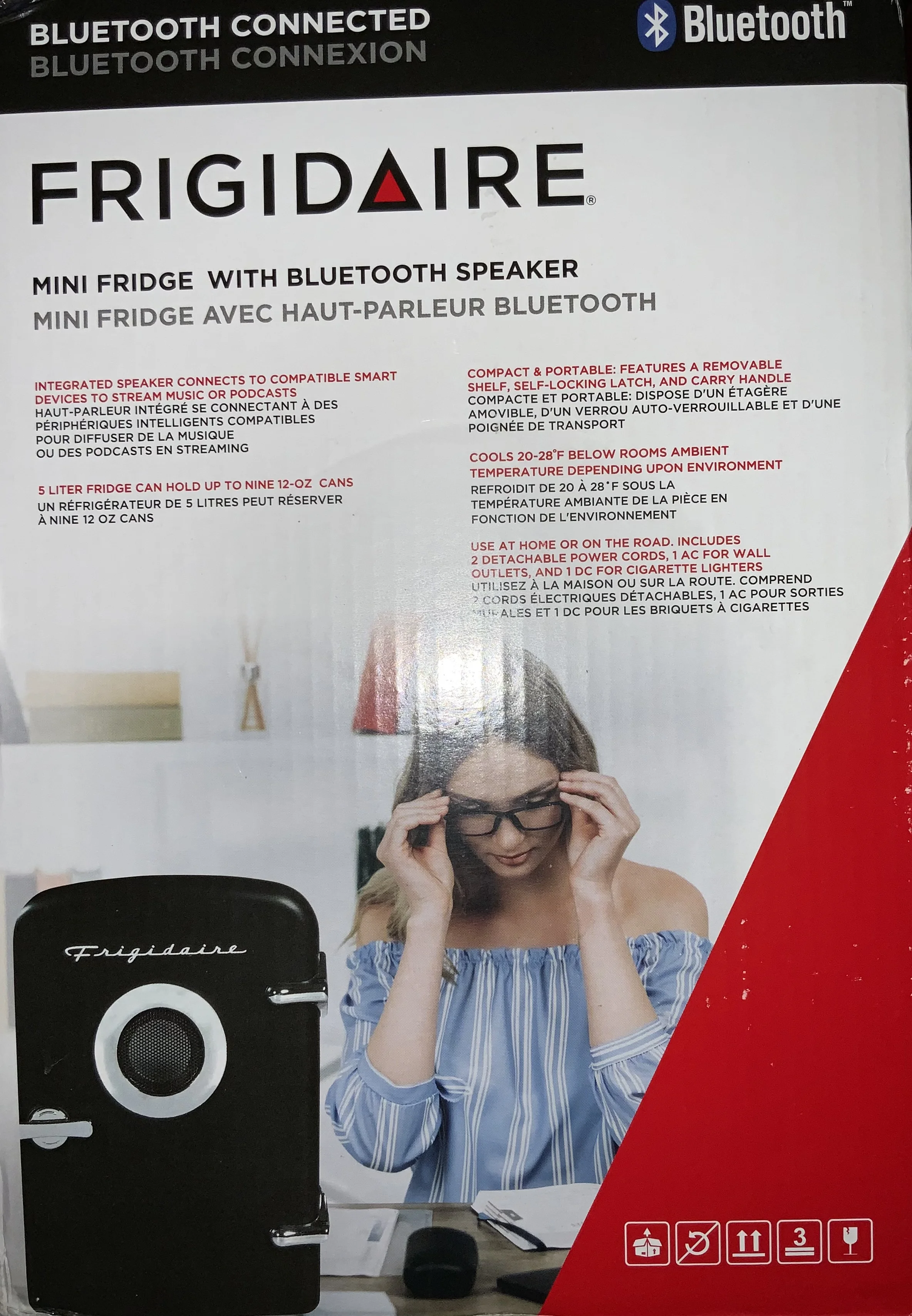 Frigidaire Mini Fridge With Bluetooth Speaker