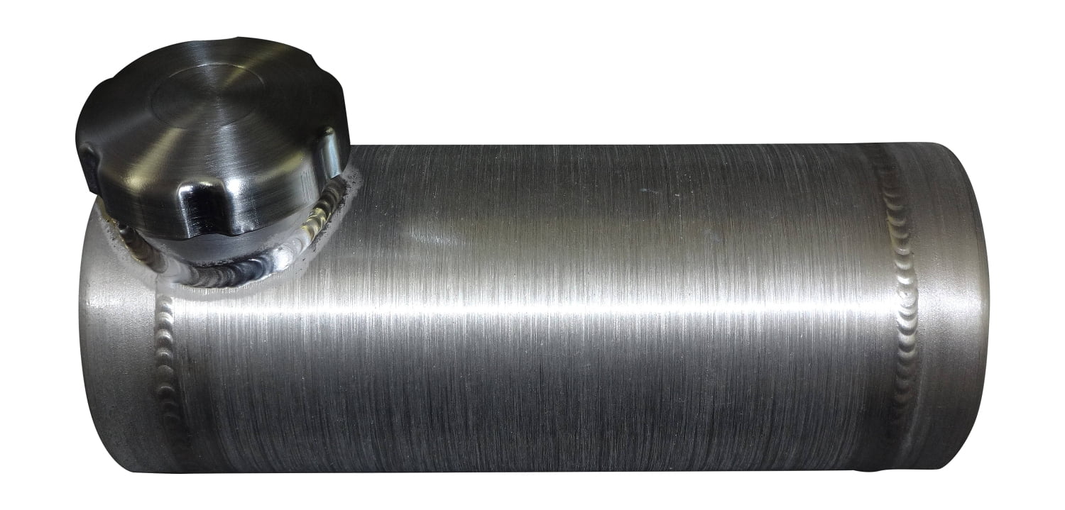 3x9 End Fill Spun Aluminum Gas Tank .28 Gallon - Mini Bike, Go Kart, Riding Mower