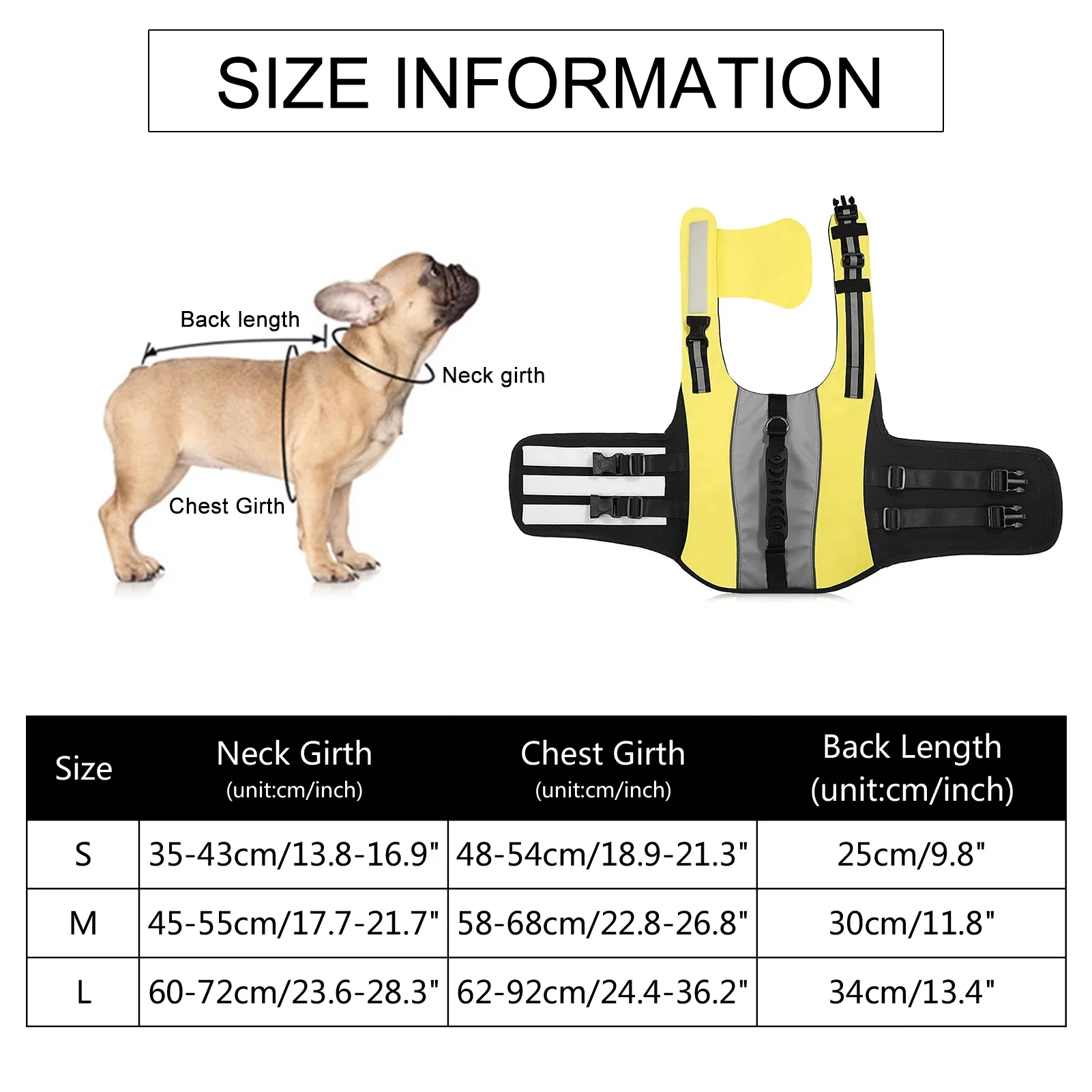 Dog Life Jackets With Handle Reflective Stripes Adjustable Fit Foldable Swimming Floatation Vests