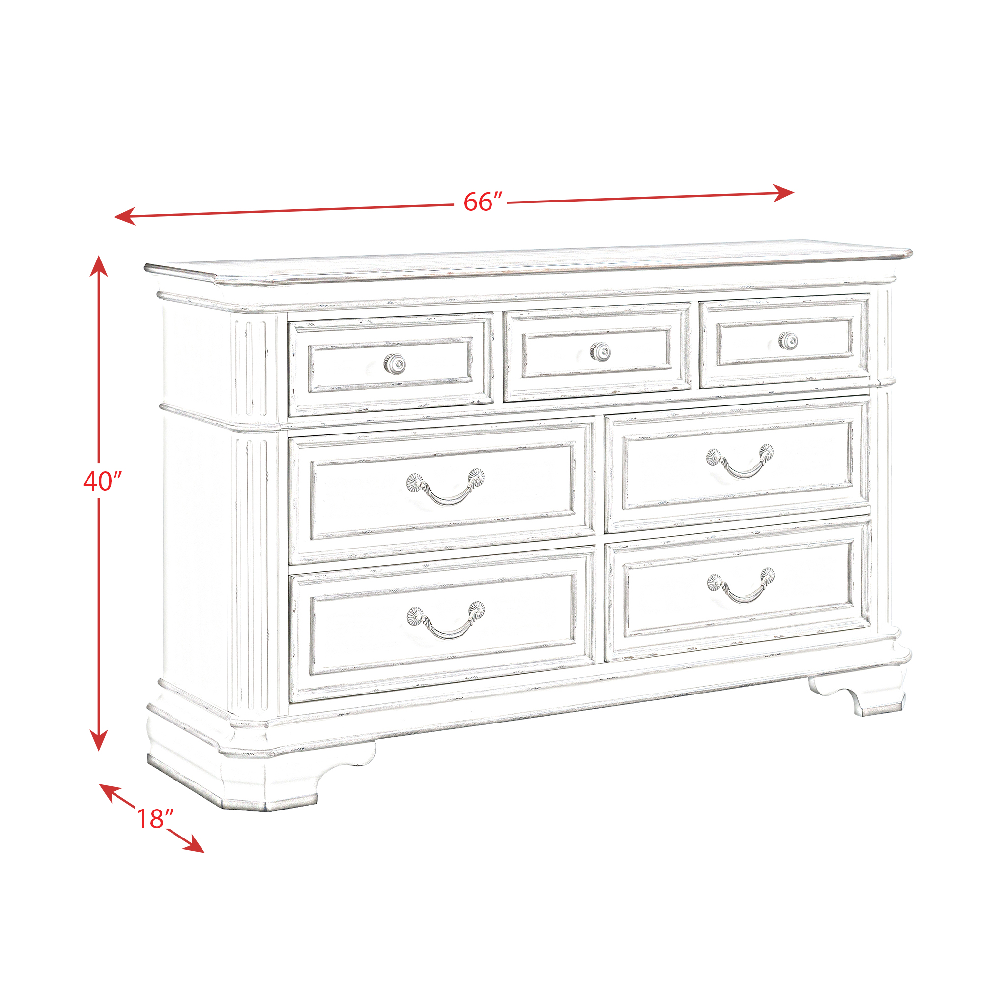 Picket House Furnishings Caroline 7-Drawer Dresser LH700DR