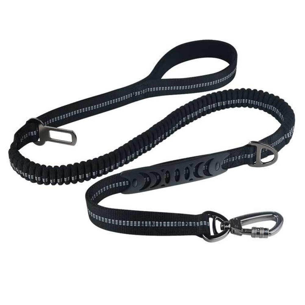 Dog Leash, 4.4ft Tall Heavy Duty Dog Leash with Comfortable Padded Handle and Car Harness Buckle for Medium and Small Dogs