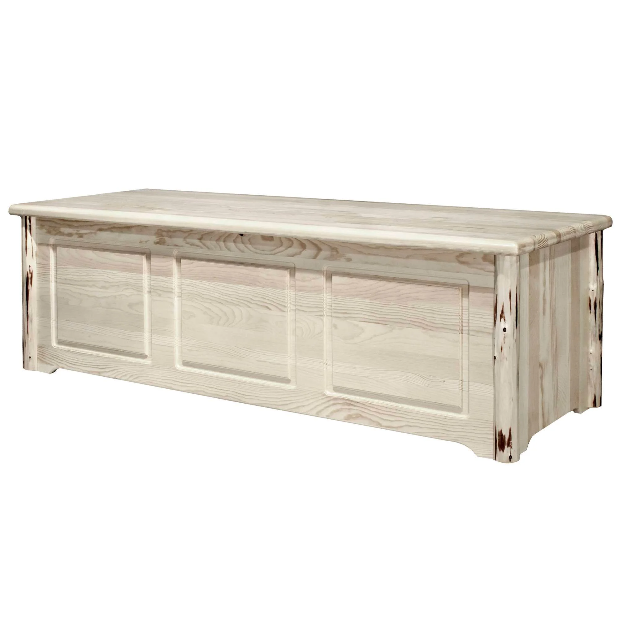 Montana Collection Blanket Chest, Clear Lacquer Finish