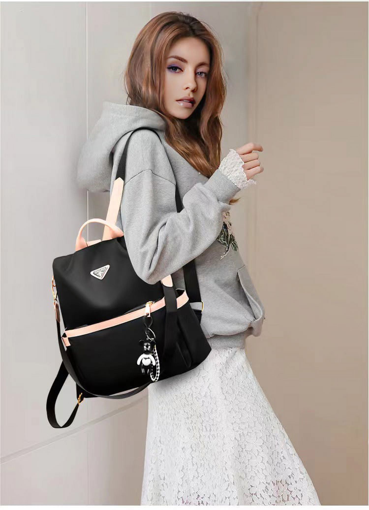 Small Nylon Women Backpack Purse Anti-theft Fashion Travel Shoulder Bag,Ladies Single Shoulder Bag,Mini Backpack