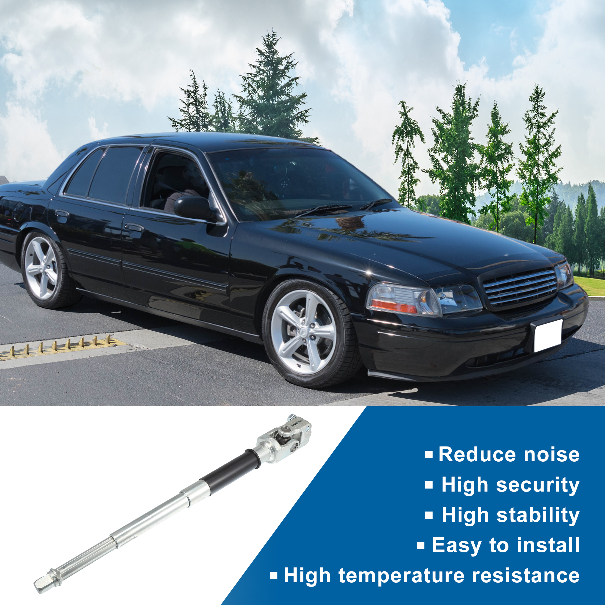 Unique Bargains Crown Victoria Intermediate Steering Column Shaft for Ford Crown Victoria 2003-2004 No.3W1Z3B676AB