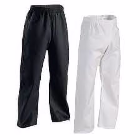 Power 7.5 oz Martial Arts Pants – White #1
