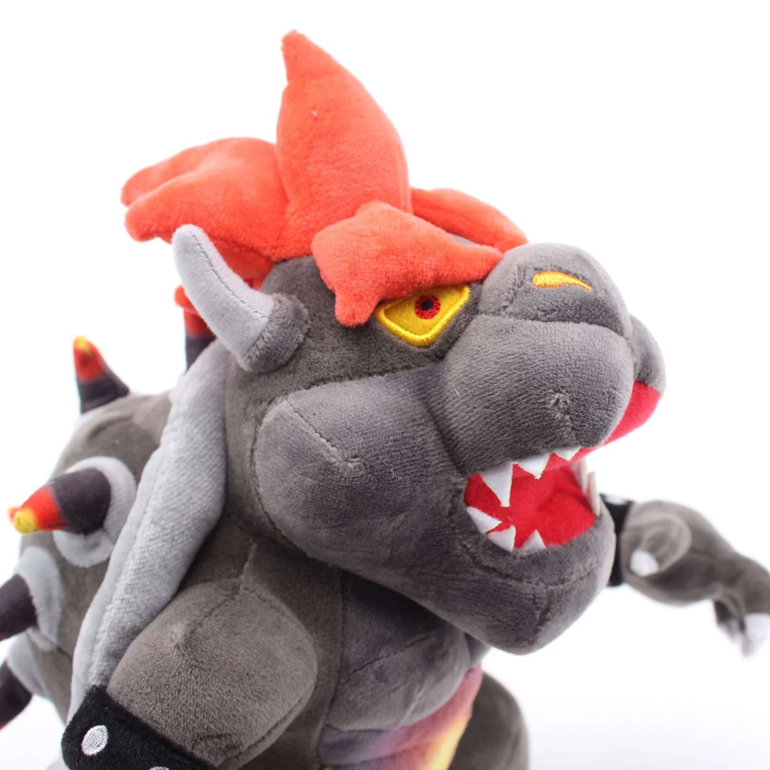 uiuoutoy Super Mario Dry Bowser & Fury Bowser Koopa Plush Toys Stuffed Animal Doll 12'' Set