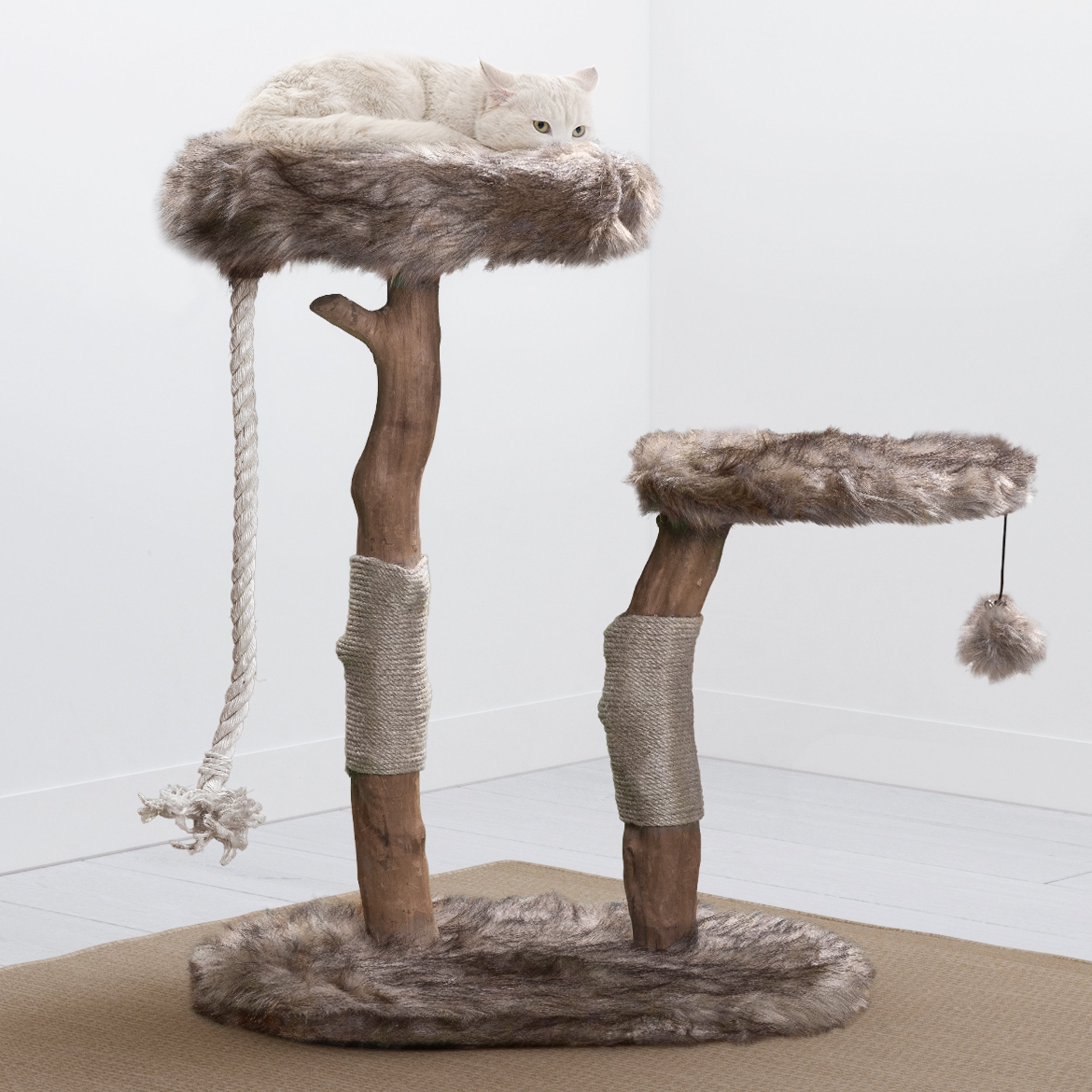 Mau Lifestyle Rizzo Cat Tree, Brown