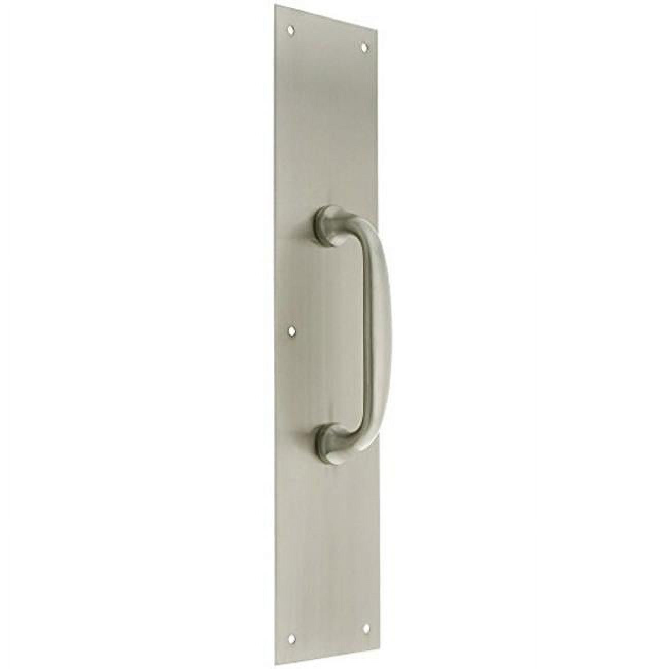 Brass Accents  3 x 12 in. Push Plate with Pull - Antique Brass
