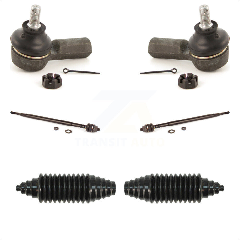 Transit Auto - Front Steering Tie Rod End & Boot Kit For 2001-2005 Honda Civic Acura EL KTB-100043