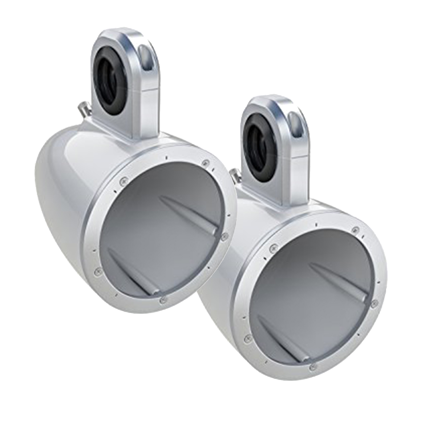 Kicker PowerSports White Weatherproof Tower Enclosures 6.5