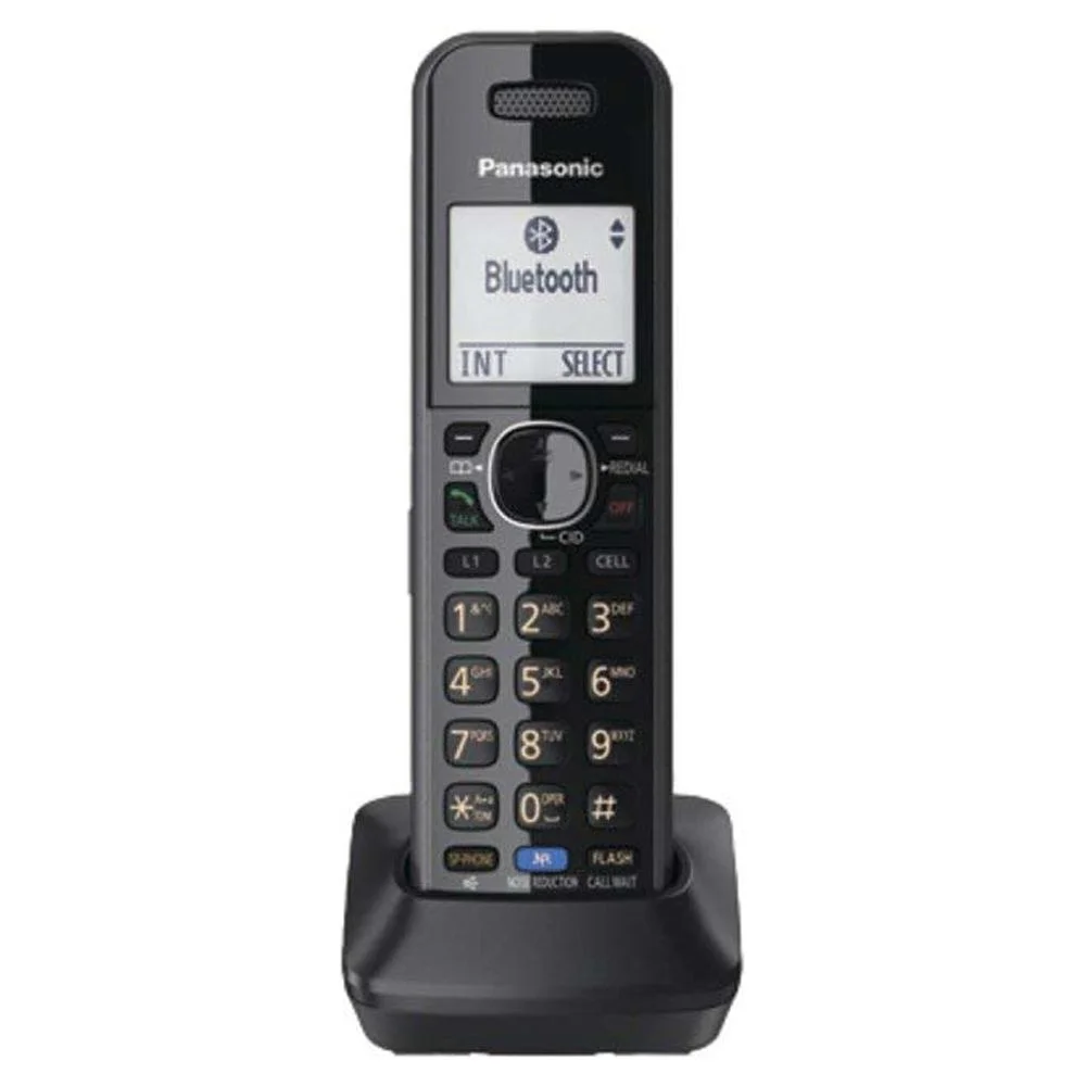Panasonic KX-TG9582B + (1) KX-TGA950B 3 Handset Cordless Phone,2-Line,Black